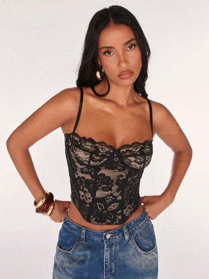 AULANE - Corset en Dentelle Anna
