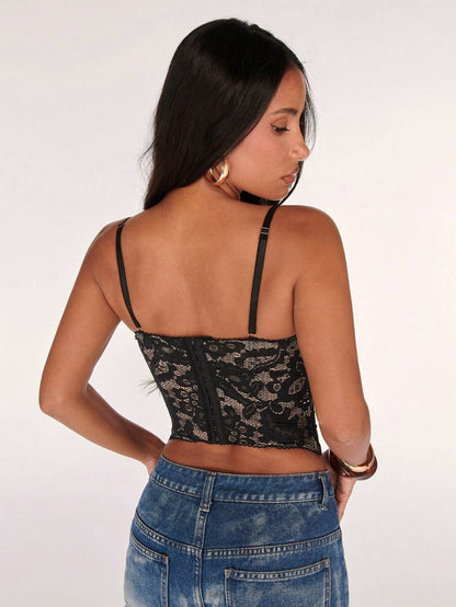 AULANE - Corset en Dentelle Anna