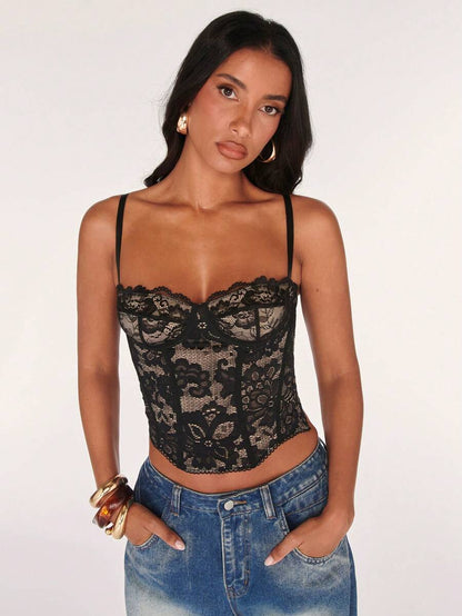 AULANE - Corset en Dentelle Anna