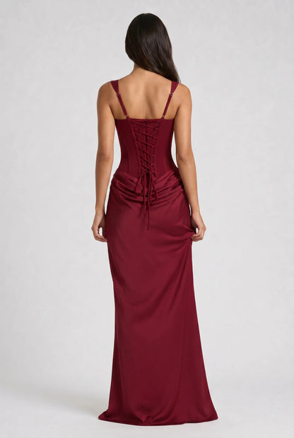 AULANE - Robe Longue Camélia
