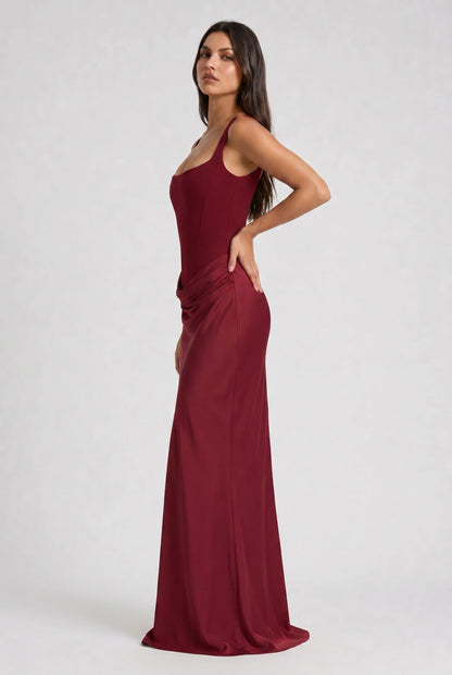 AULANE - Robe Longue Camélia