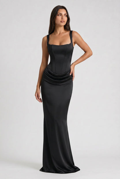 AULANE - Robe Longue Camélia