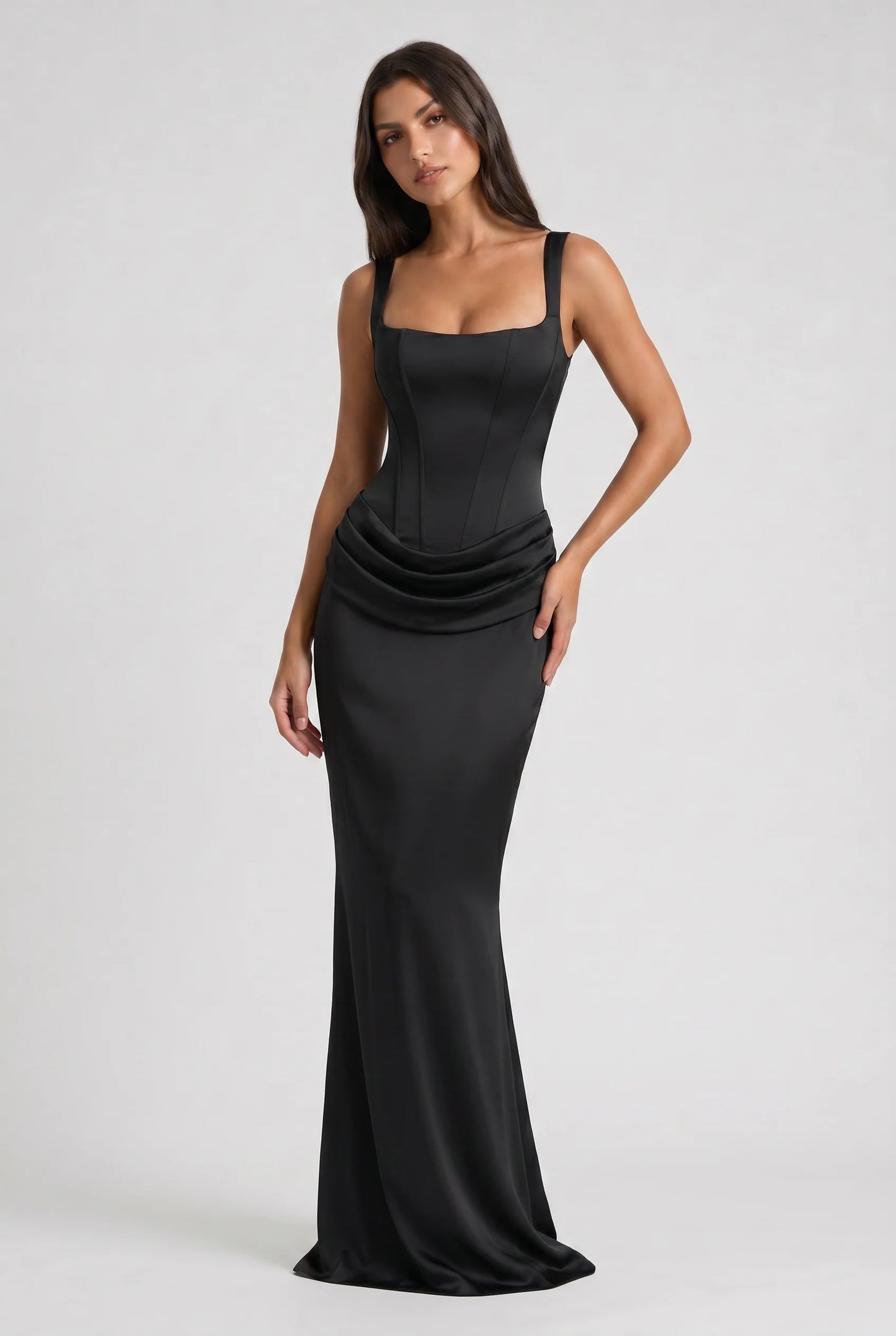 AULANE - Robe Longue Camélia