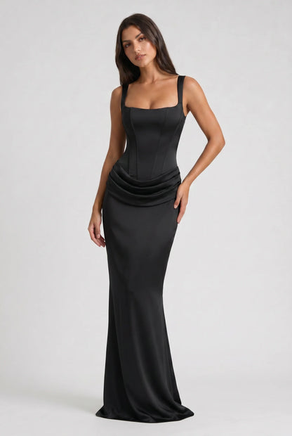 AULANE - Robe Longue Camélia