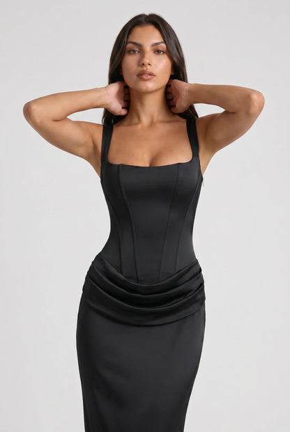 AULANE - Robe Longue Camélia