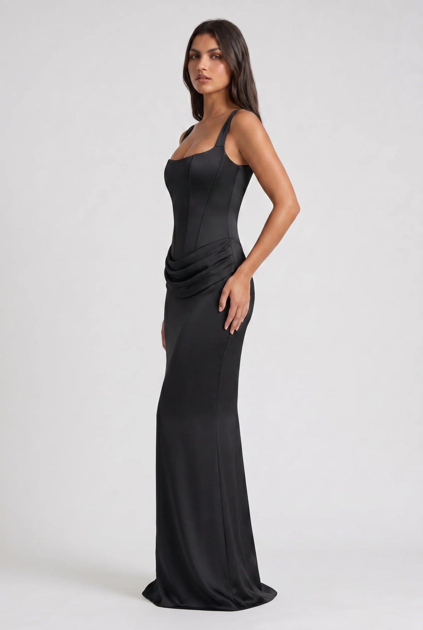 AULANE - Robe Longue Camélia