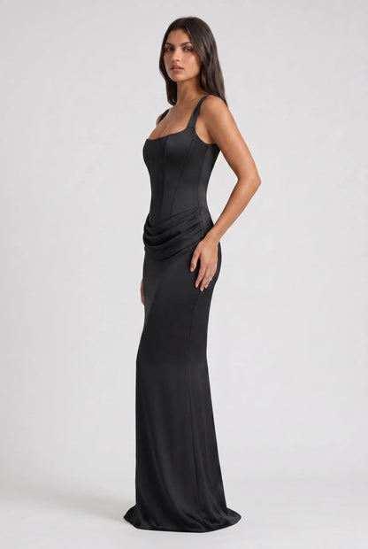 AULANE - Robe Longue Camélia