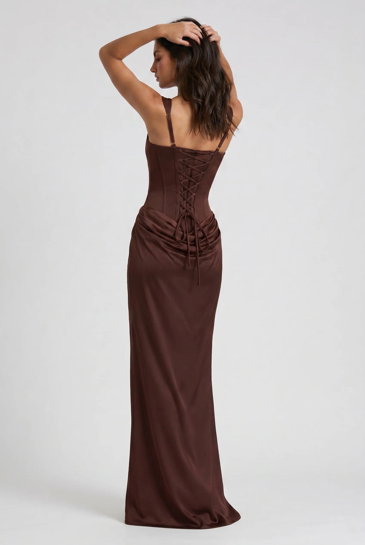 AULANE - Robe Longue Camélia