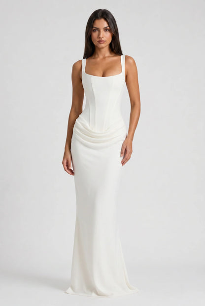 AULANE - Robe Longue Camélia