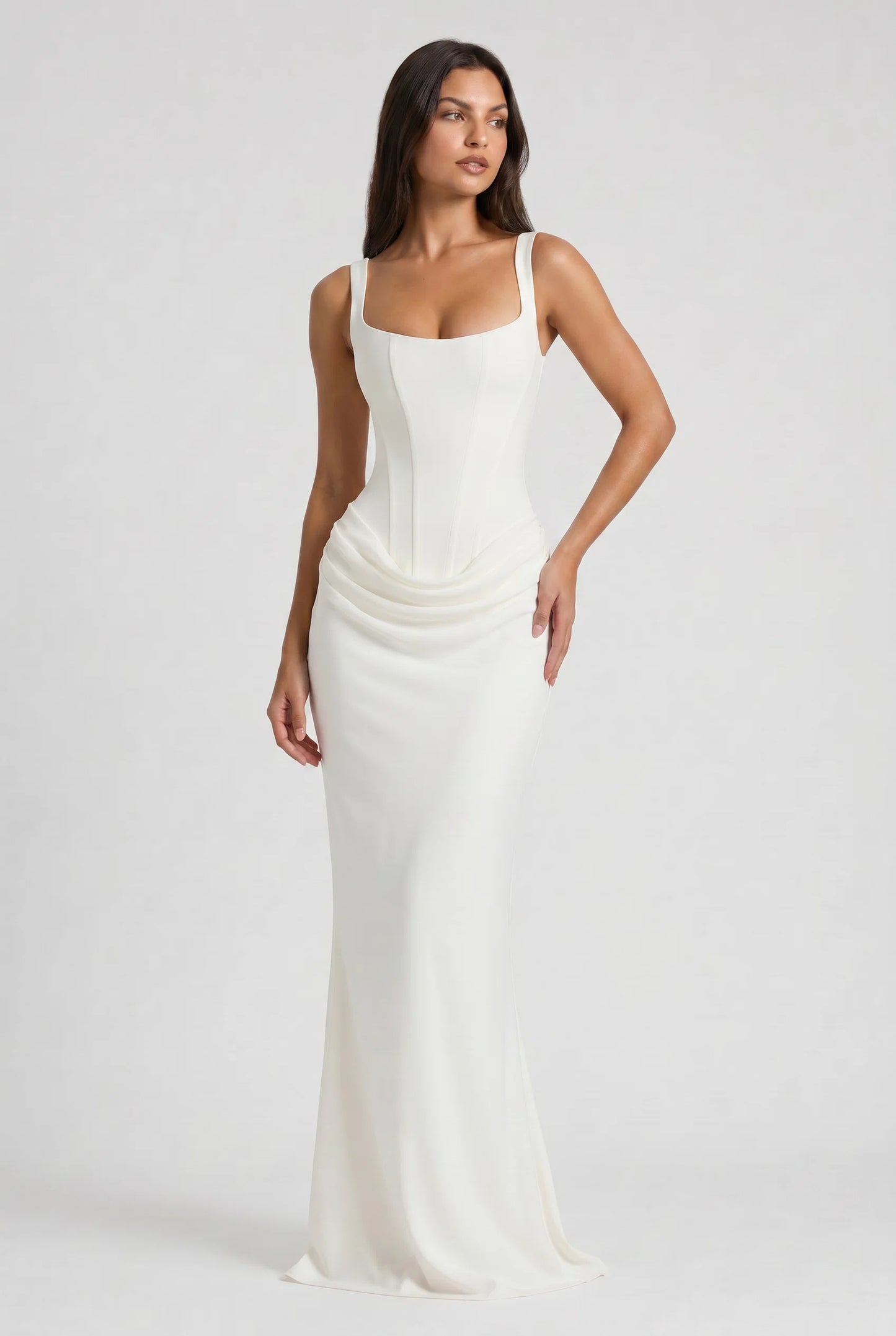 AULANE - Robe Longue Camélia