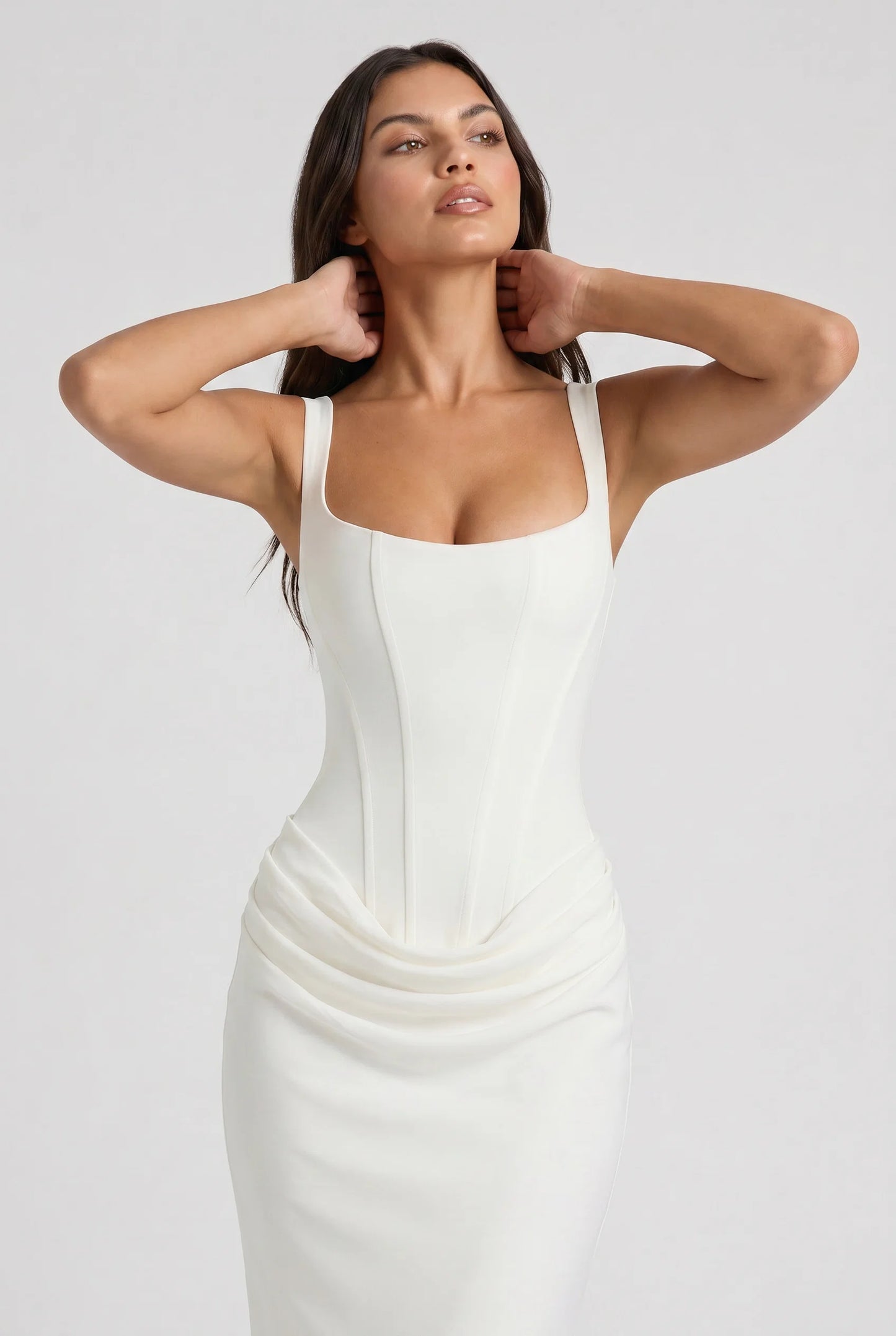 AULANE - Robe Longue Camélia