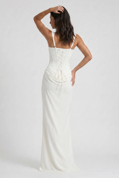 AULANE - Robe Longue Camélia