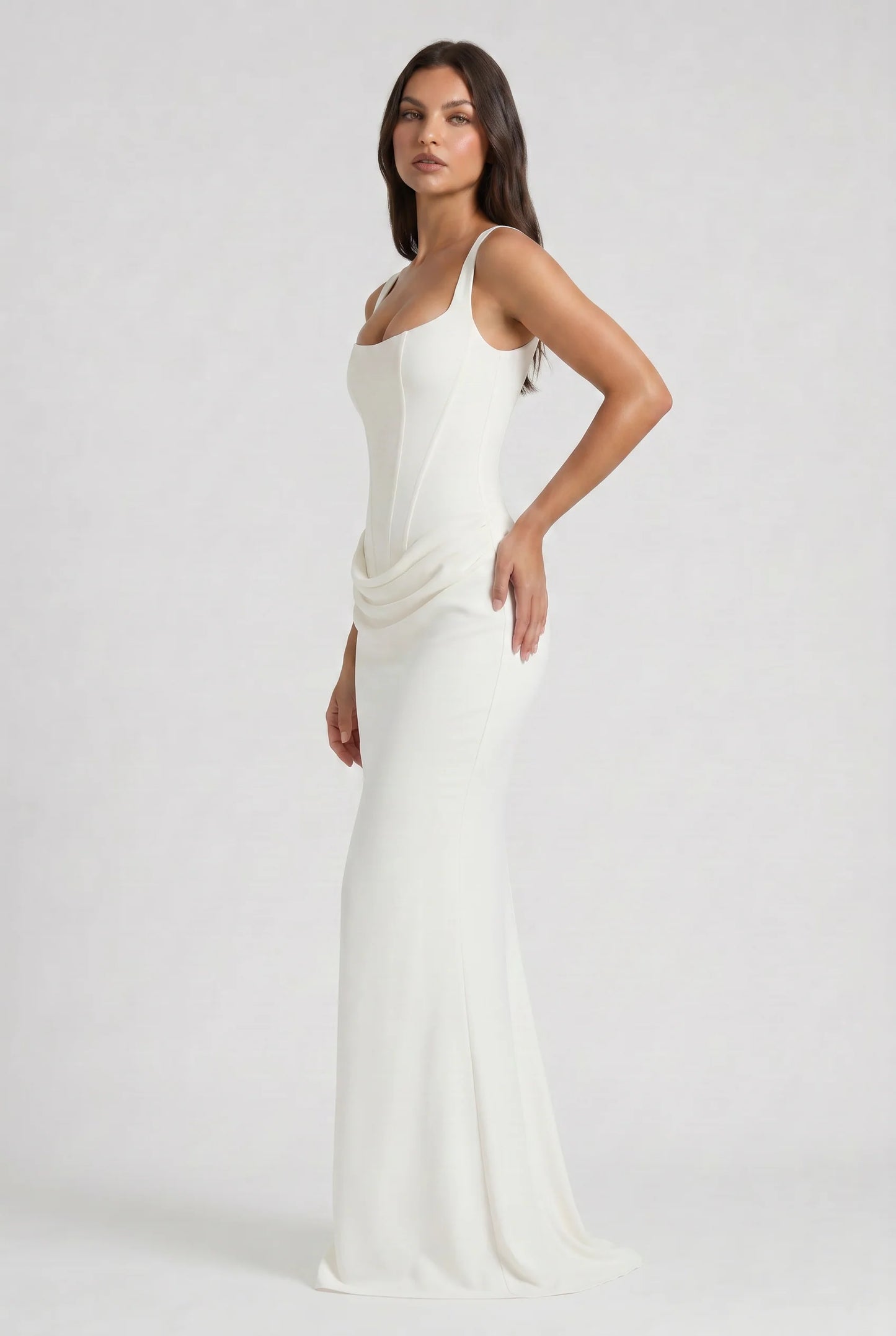 AULANE - Robe Longue Camélia